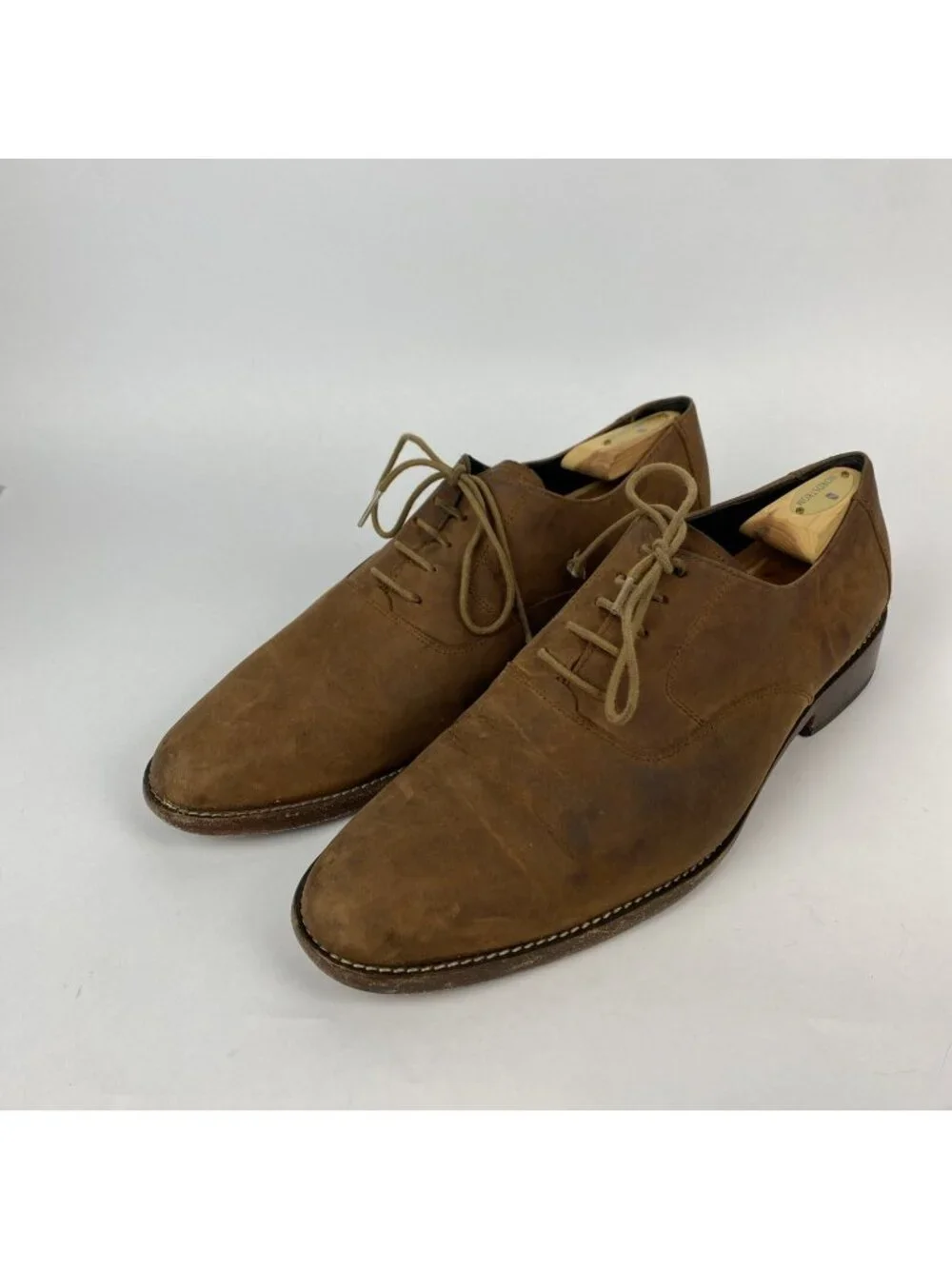 Nisolo Mens Everyday Oxford | Brown Leather | Size 12